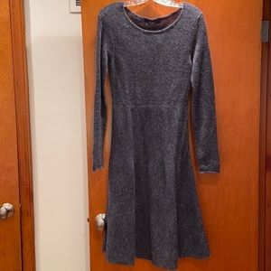 Peruvian Connection Jasmine Sweater Dress, Small, Blue Mel - NWT
